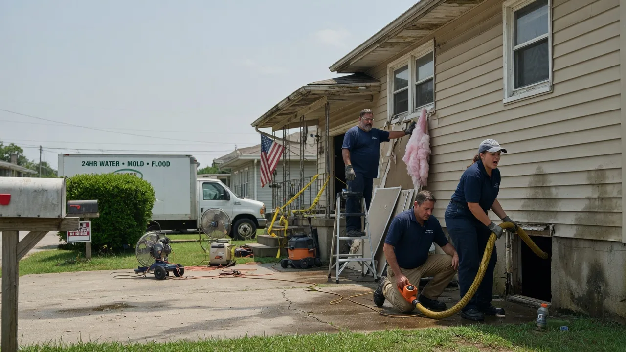 Water Damage Repair in Elberfeld, IN near me